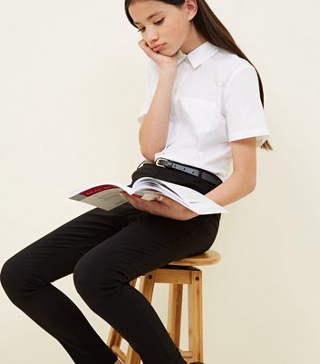 girls slim leg trousers