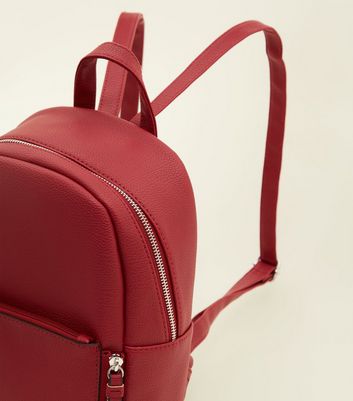 Red mini backpack purse sale