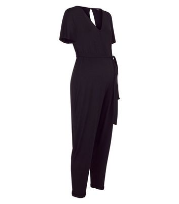 maternity jersey jumpsuit