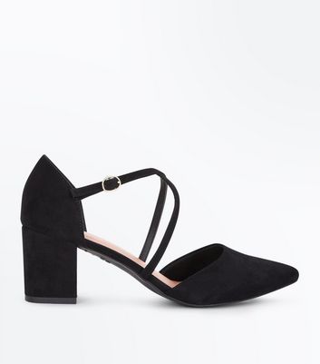 black strappy heels comfortable