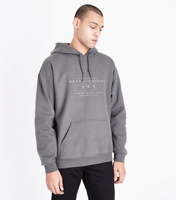 new look grey hoodie