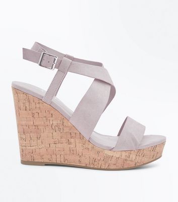 new look platform wedges