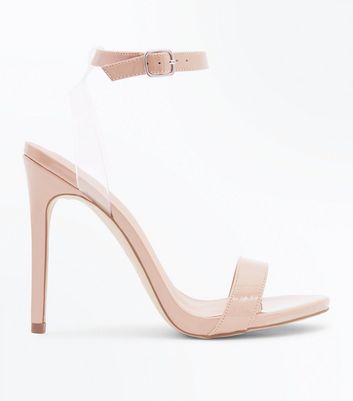nude shoes new look