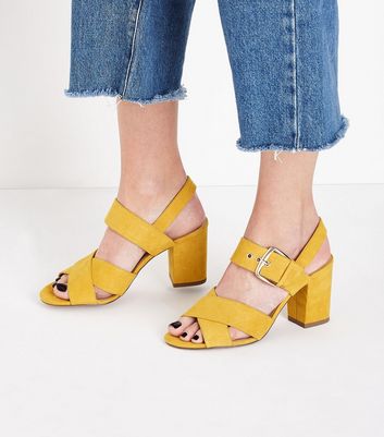 New look outlet mustard heels