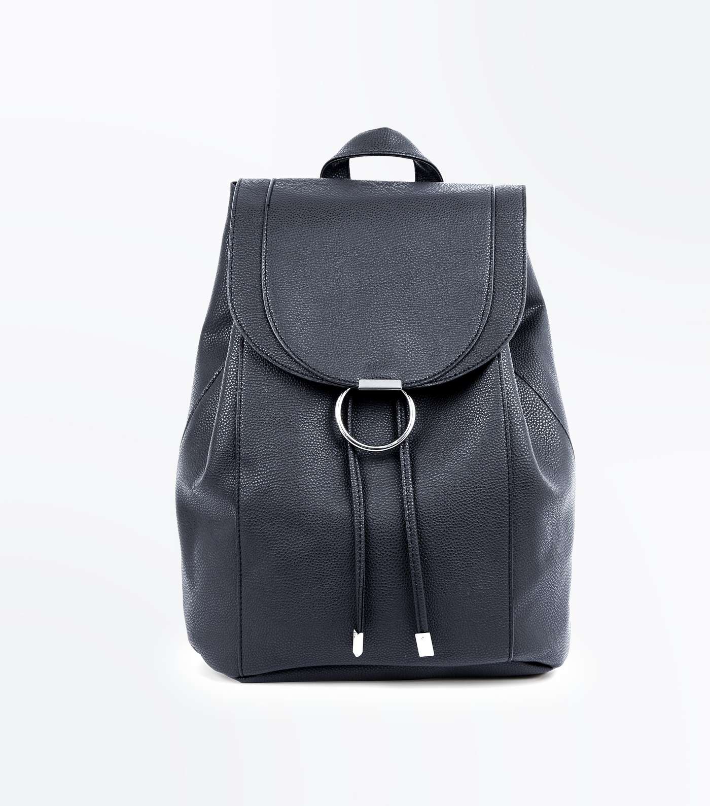 Black Ring Front Backpack