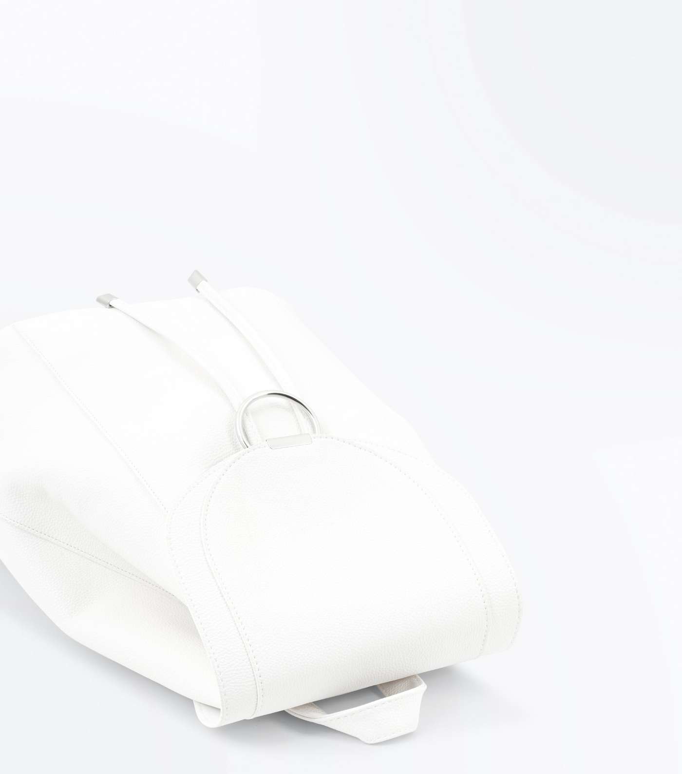 White Ring Front Backpack Image 3