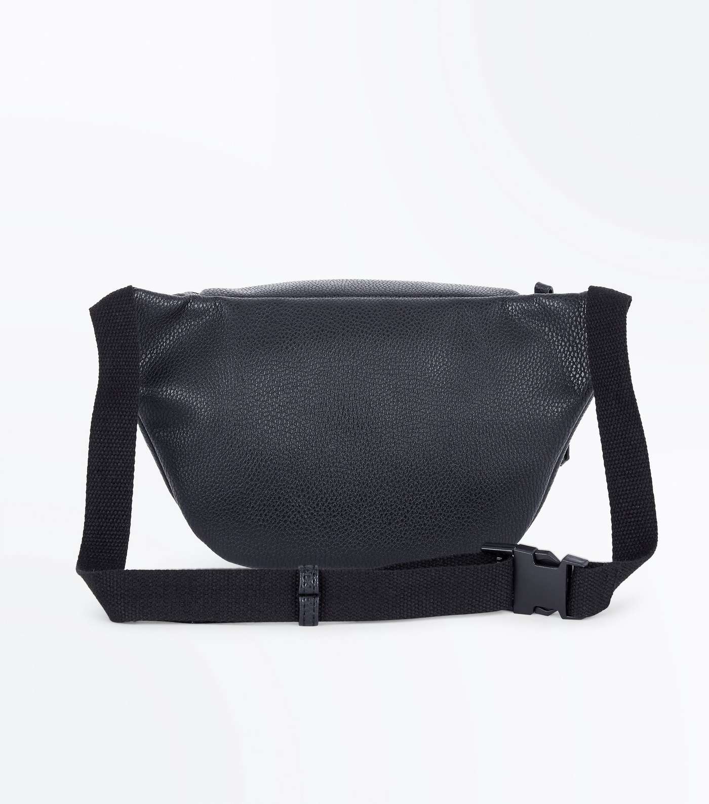 Black Double Pocket Bum Bag Image 7