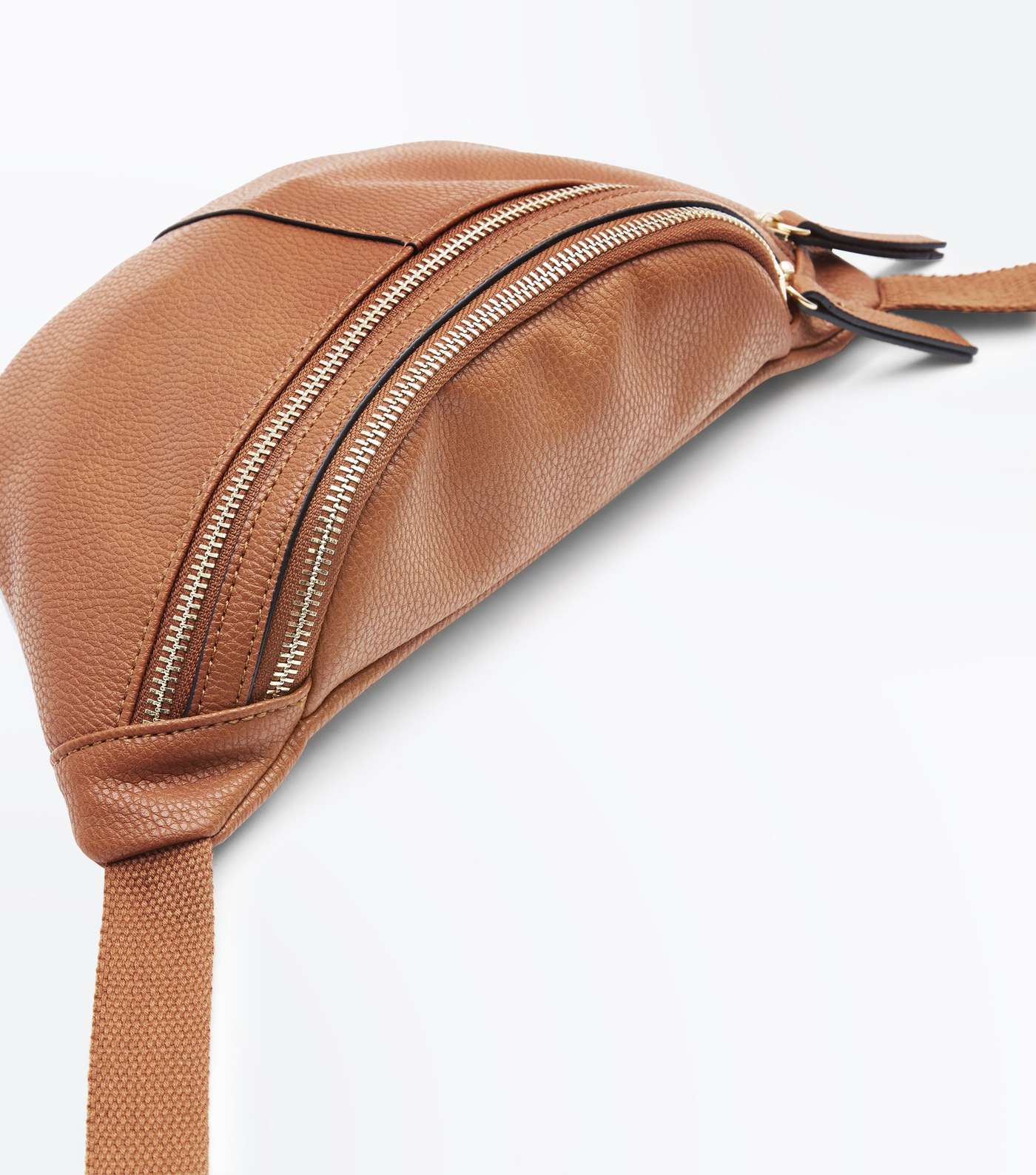 Tan Double Pocket Bum Bag Image 3