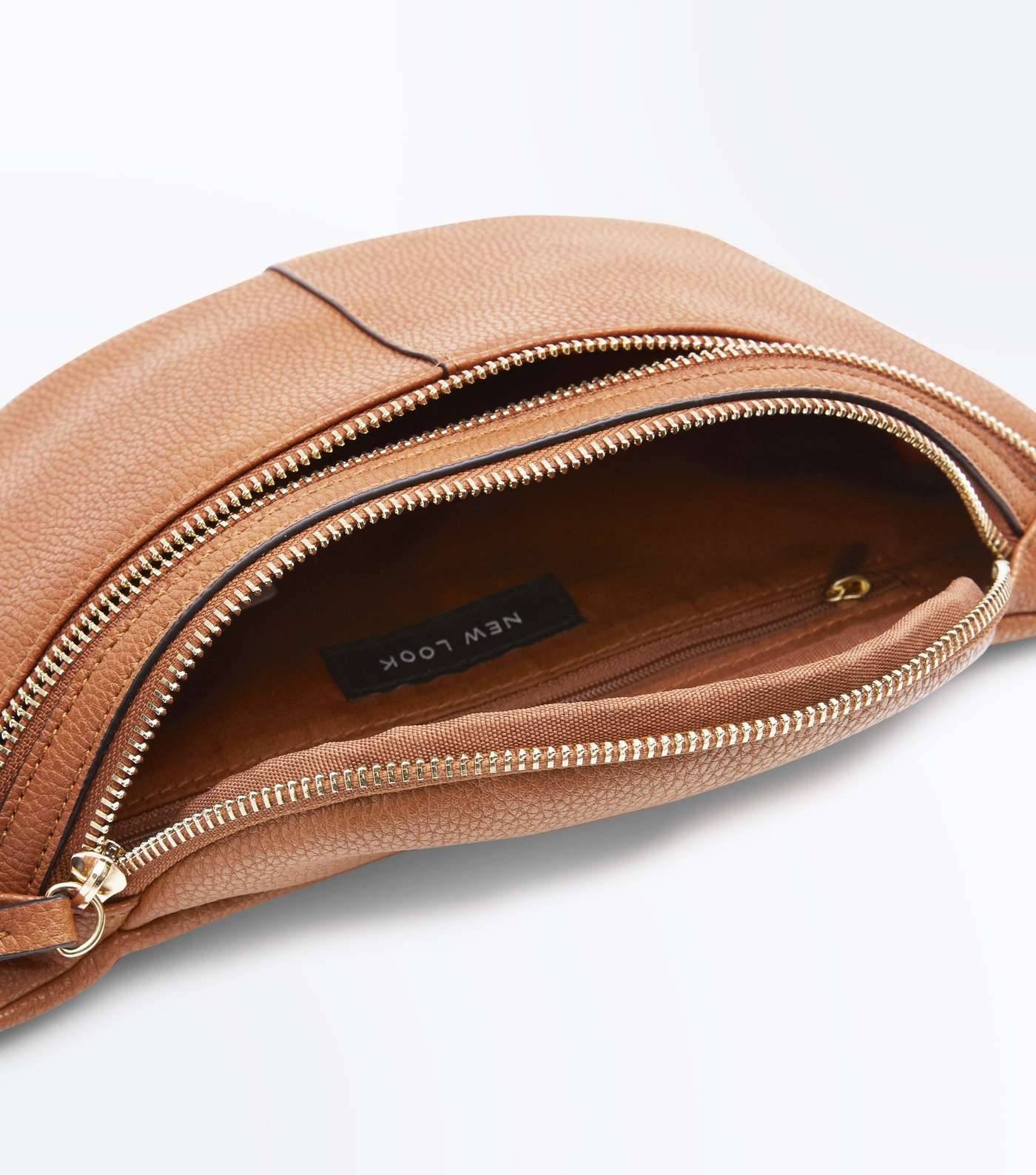Tan Double Pocket Bum Bag Image 5