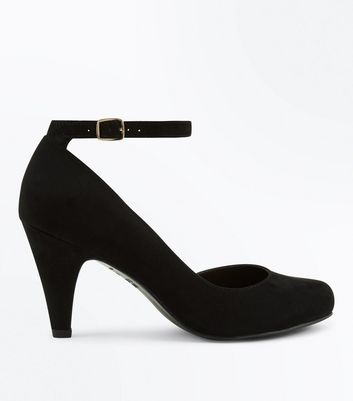 wide fit court shoes mid heel