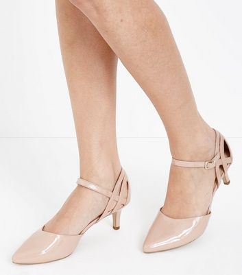 wide fit nude shoes