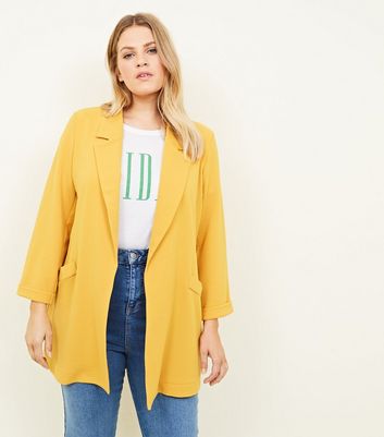 Yellow blazer sale new look