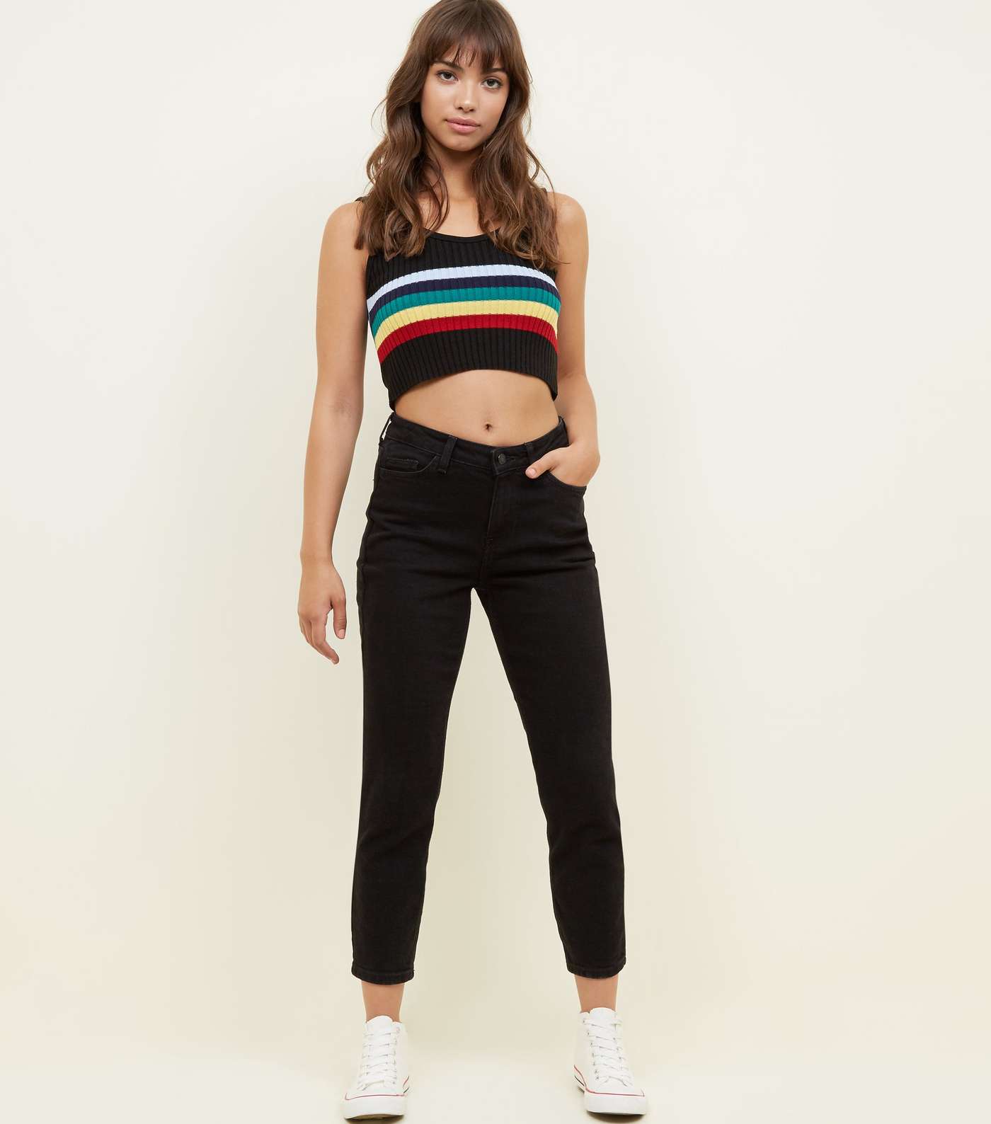 Black Relaxed Skinny Leyla Jeans