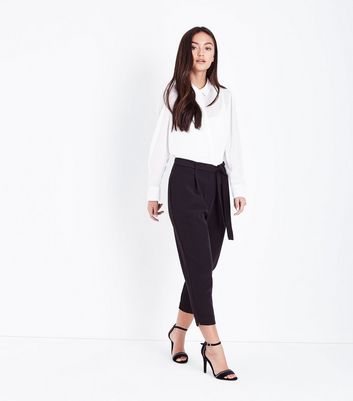 ladies petite slim leg trousers