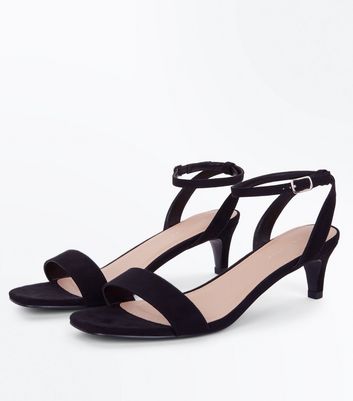 ankle strap kitten heel