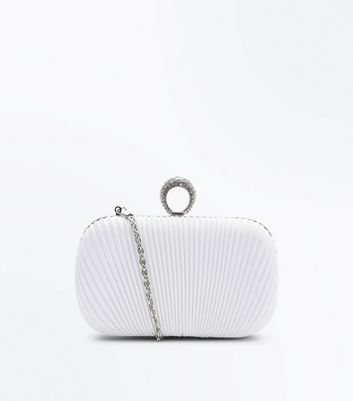 white clutch for wedding