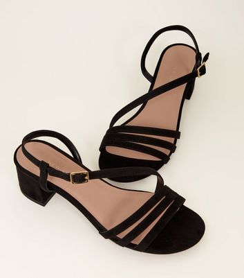asymmetric strap heels