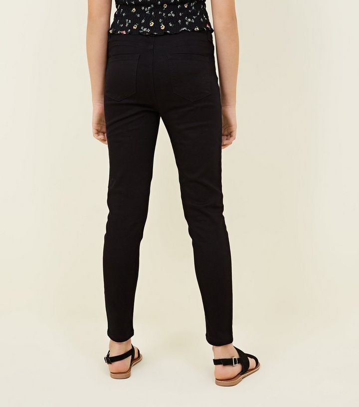 Schwarze Skinny Jeans Fur Madchen New Look