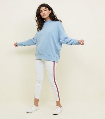 pale blue sweatshirt womens