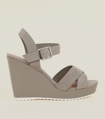ladies wedge sandals new look