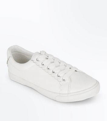 white trainers wide fit