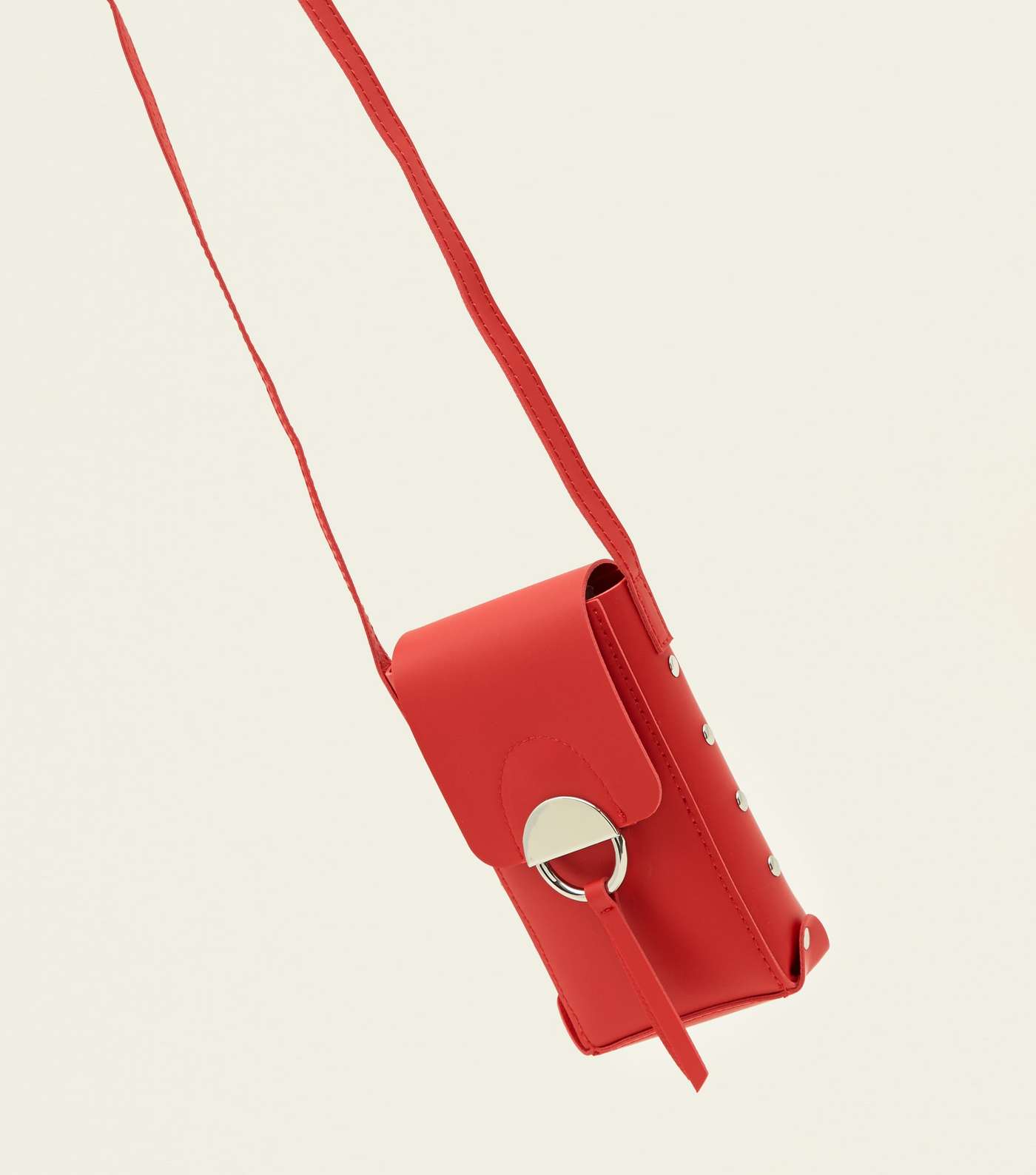 Red Press Stud Camera Bag Image 3