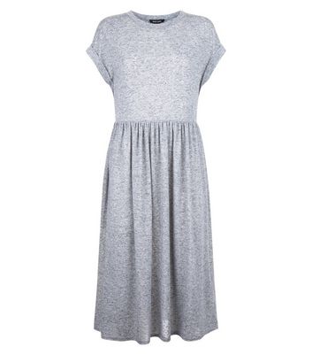 jersey midi skater dress