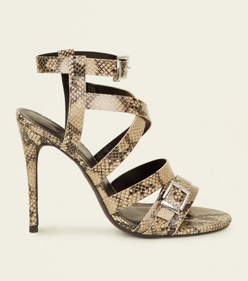 chaussure a talon serpent