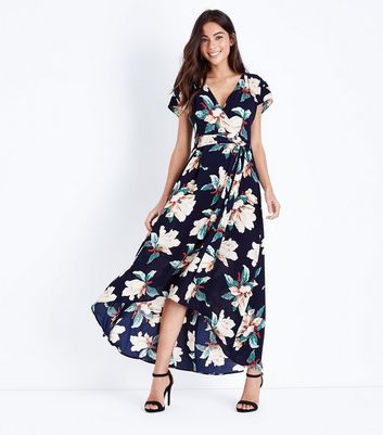 ax paris blue maxi dress