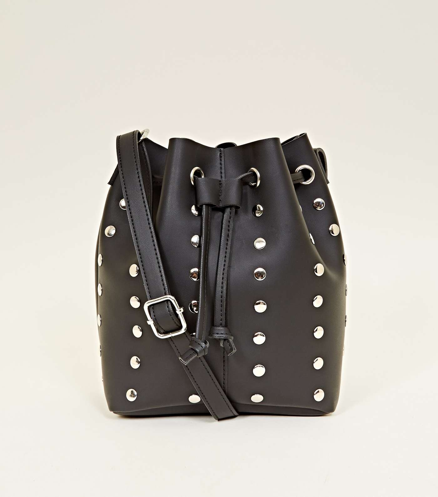 Black Studded Duffle Bag