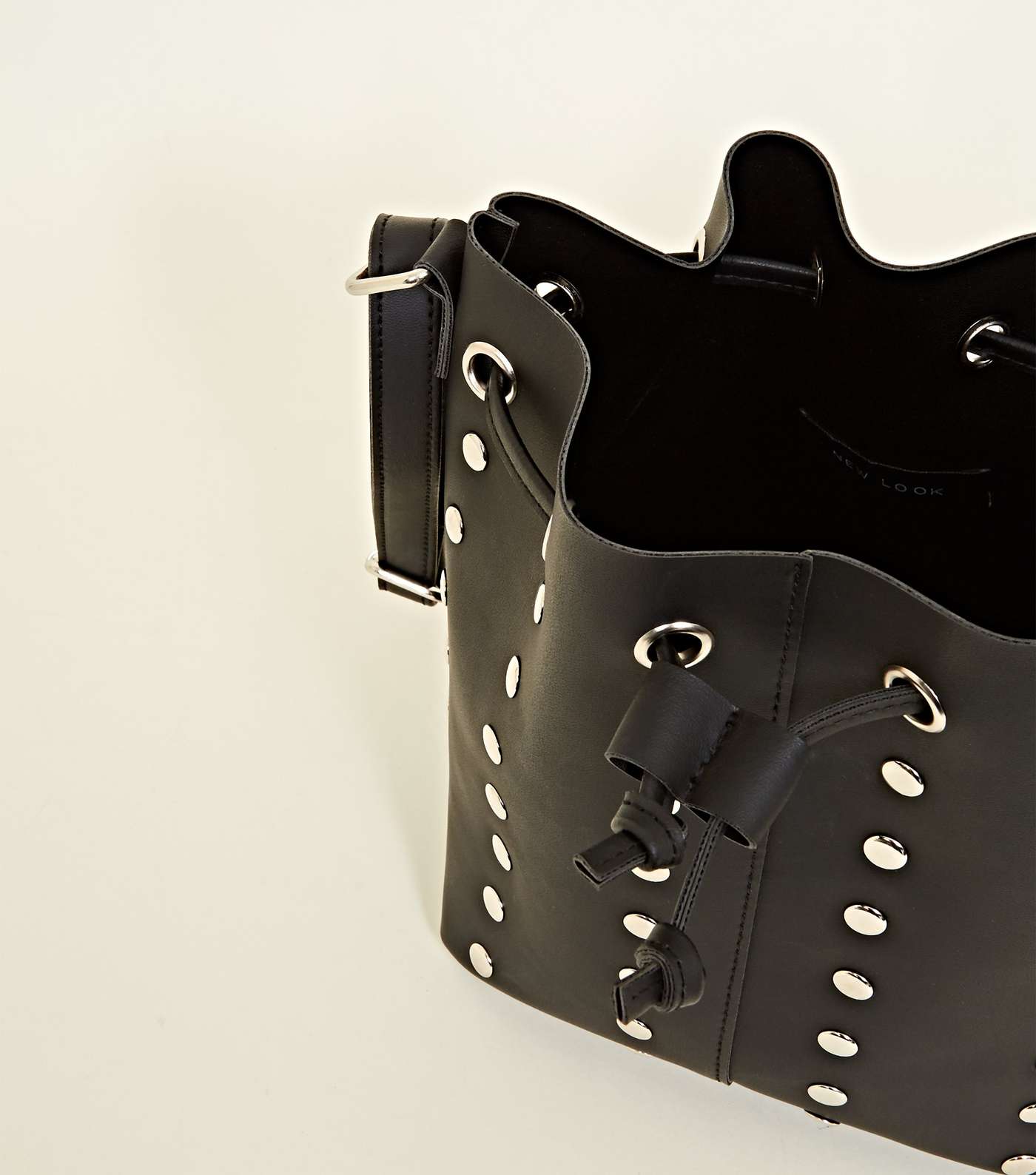 Black Studded Duffle Bag Image 5