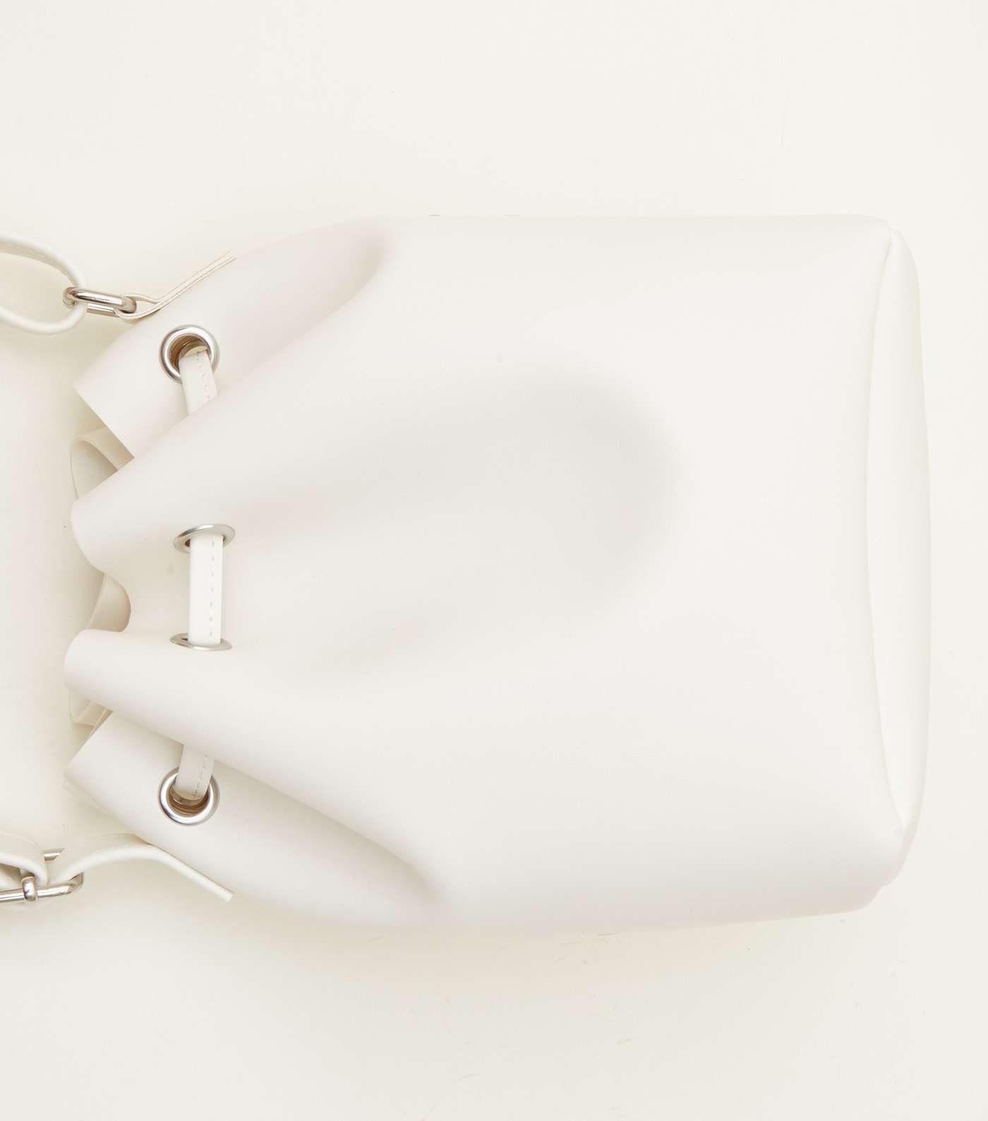 White Studded Duffle Bag Image 3