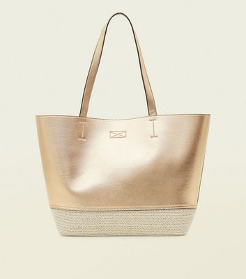 Rose gold cheap beach bag