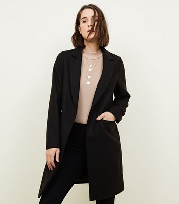 woman coat black