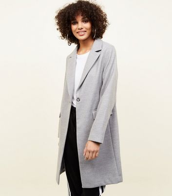 Grey Single Breasted Formal Coat | New Look