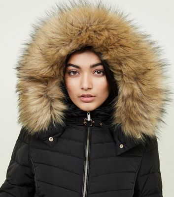 new look hooded puffer jacket