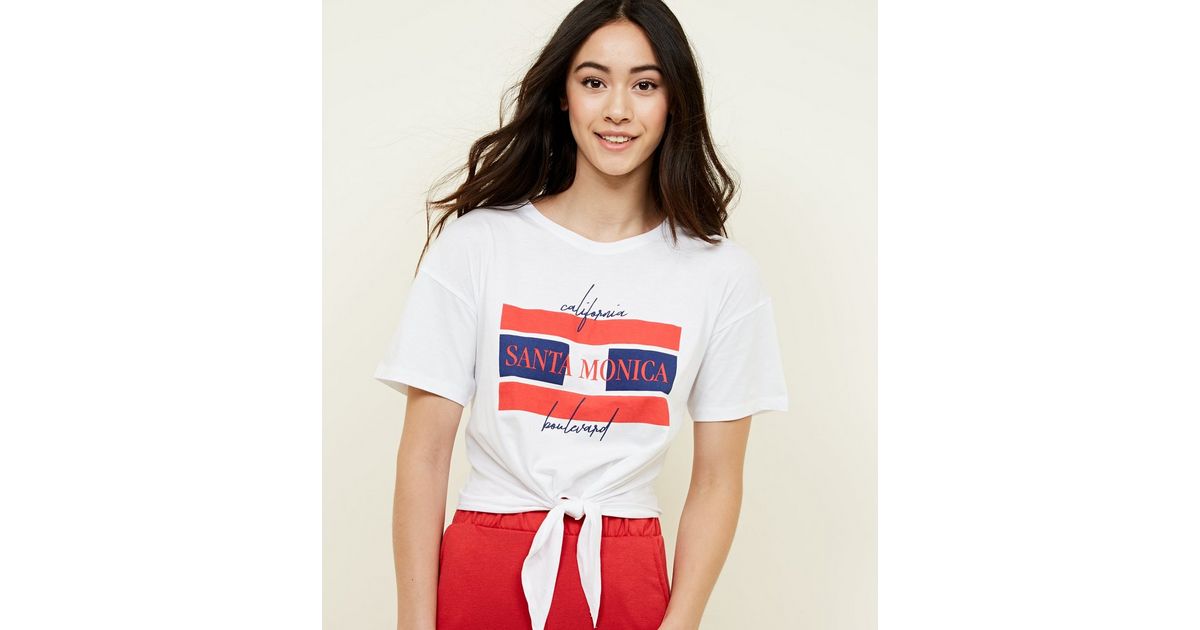 santa monica t shirt