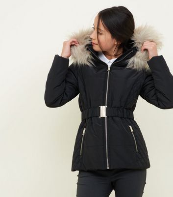 Girls store belted coat