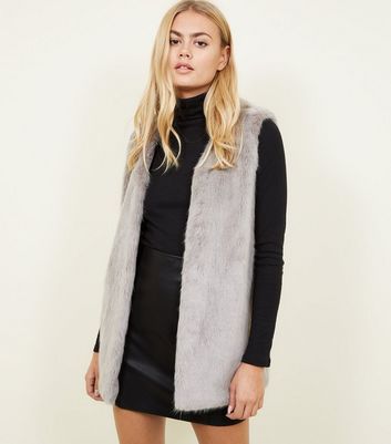 new look gilet coat