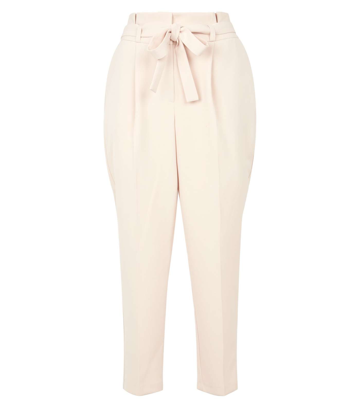 Stone Paperbag Tapered Trousers Image 4