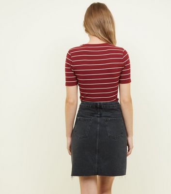 new look tall denim skirt