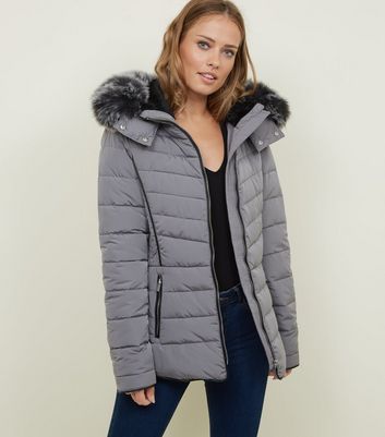 new look long puffer coat