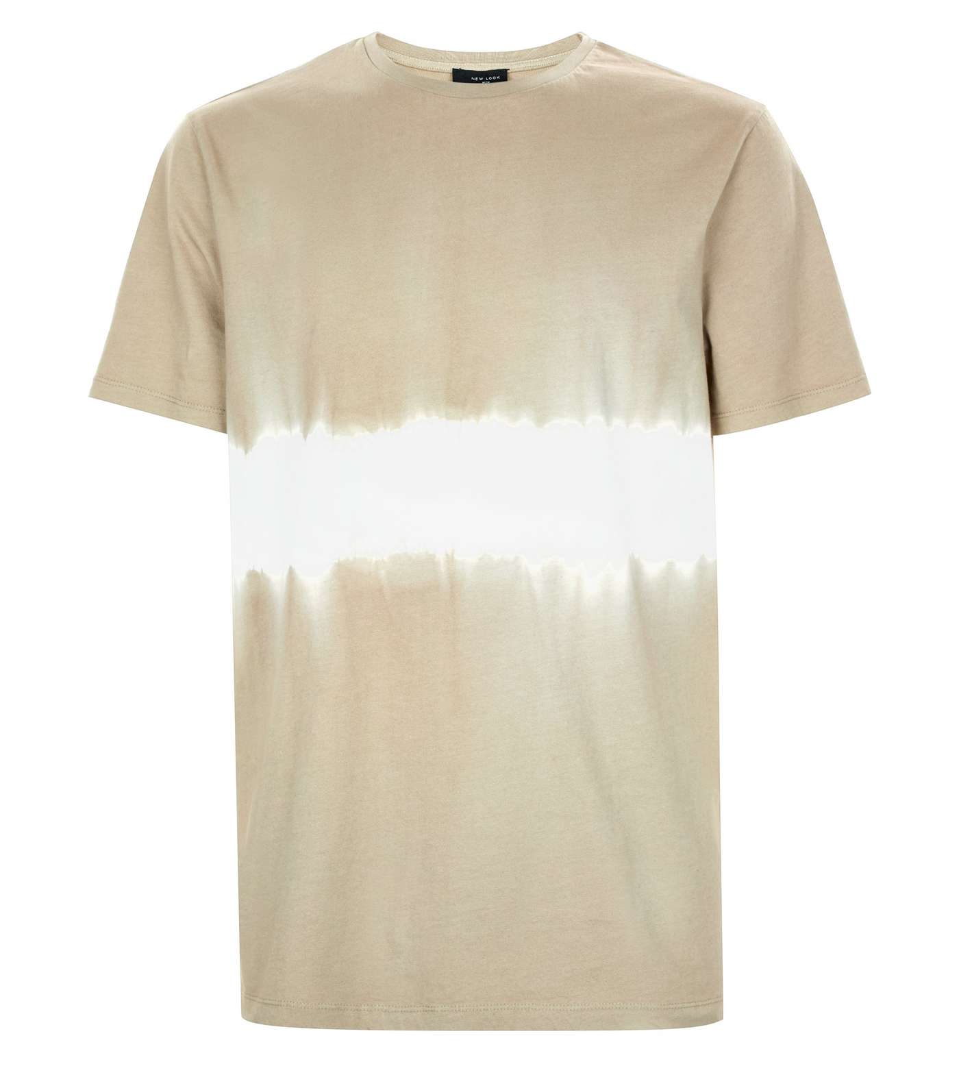 Olive Tie Dye Block T-Shirt Image 4