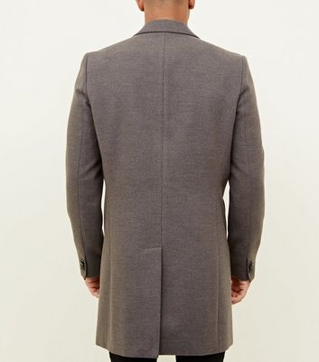 Men's Grey Overcoat New Look shop for Men's Grey Overcoat New Look at Shopo