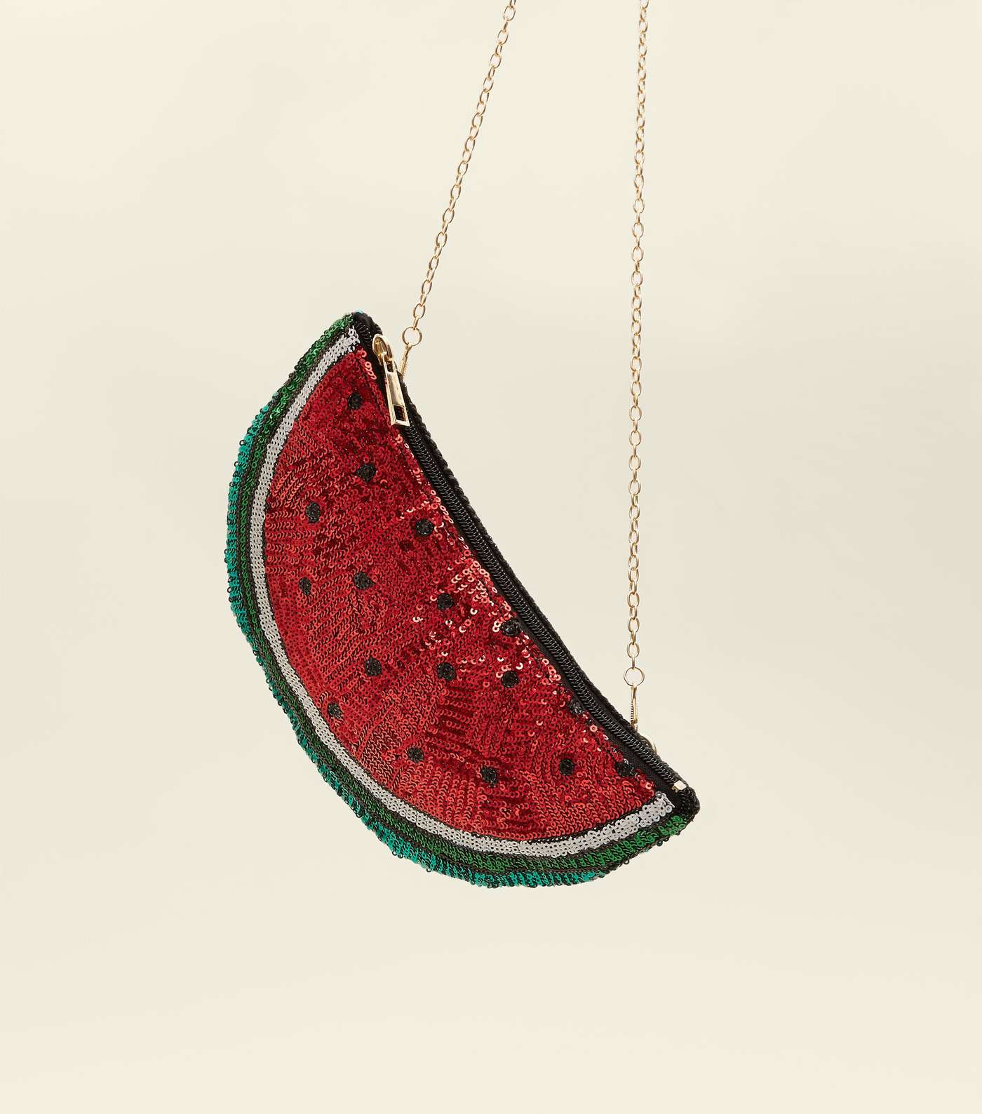 Red Watermelon Sequin Cross Body Bag  Image 4