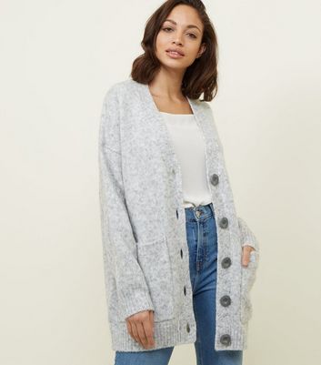 grey oversized cardigan