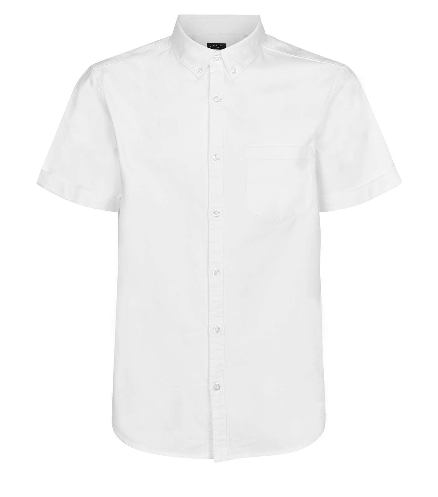White Oxford Short Sleeve Shirt Image 4