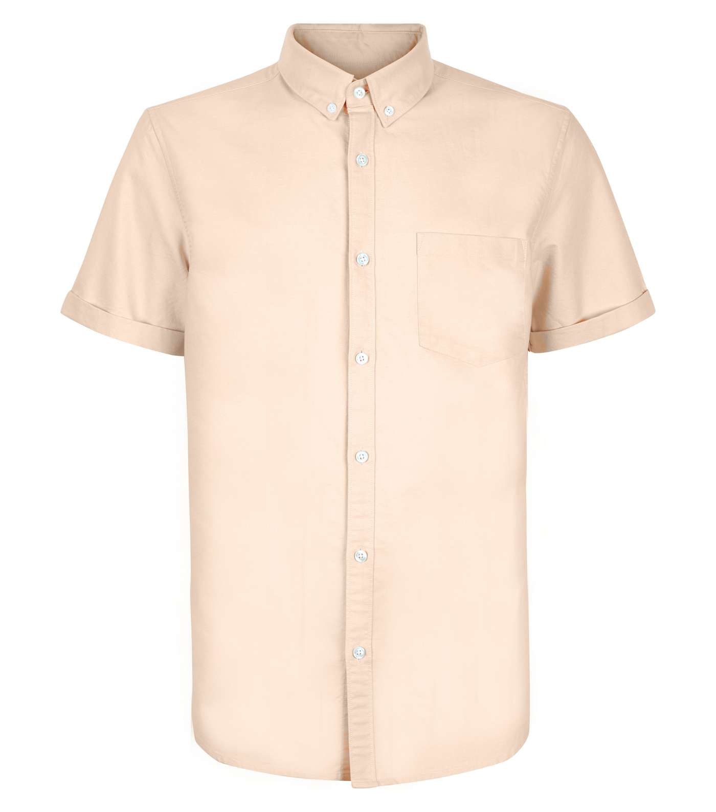 Orange Oxford Short Sleeve Shirt Image 4