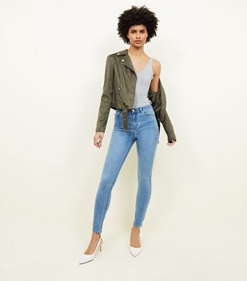 new look light blue jeans