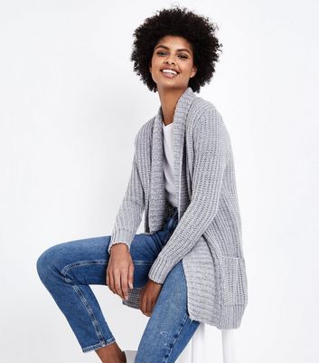 new look longline cardigan